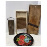 Primitive Slicer, Washboard & Tray made in Mexico