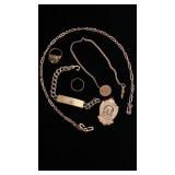 Suspected gold filled jewelry