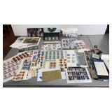 Stamp Sheets, Royal mint stamps & mounts