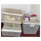 Sterilite Totes with Lids & Other Organizing