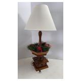 Two Tiered Table Lamp 29in tall