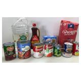 Can Goods, Vinegar, Sugar