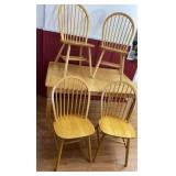 Dining Table & 4 chairs 53x36