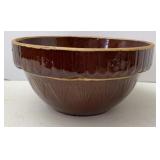 McCoy Pickett Fence Crock Bowl 10in dia, 5in tall