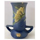 Roseville Freesia Pottery Vase (119-7) 7.5in tall
