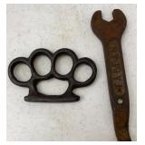 Cast Iron Knuckles & Speciality Wrench