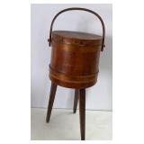Wooden Bucket on Stand