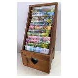 Wooden Magazine Rack