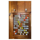 Golf Ball Rack & Balls