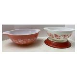 VTG Pyrex Cinderella Mixing Bowls & Pie Plate