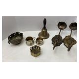 Brass Bell, Brass Colored Candle Sconces