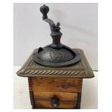 Antique Copper Trim Coffee Grinder