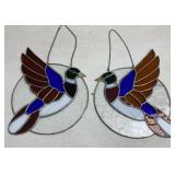 Mallard Duck Stained Glass Sun Catchers