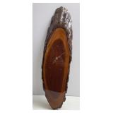 Walnut Slab Clock (working condition)