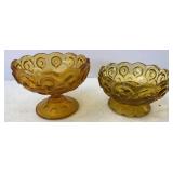 Amber Moon & Star Dishes