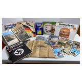 Vtg Post Cards, German Newspapers, Military