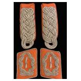 WWII German officers shoulder boards& collar tabs