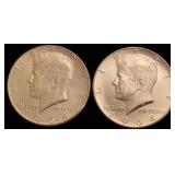 1964 Kennedy Silver Half Dollar coins