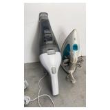 Working Dustbuster & Iron