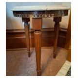 Marble Top Small Side Table