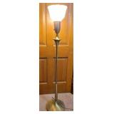 Floor Lamp w/Glass Shade
