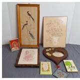 Bird Painted Picture & Wall Plaques