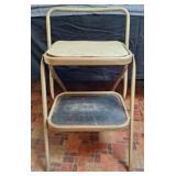 Folding Step Stool, Vintage