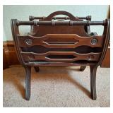 Butler Style Magazine Rack, Vintage