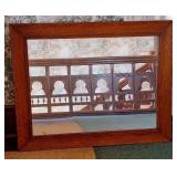 Oak Framed Wall Mirror