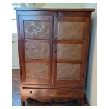 Pie Safe With  Punched Tin Inserts