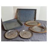 Steak/Fajita Plates, Enamelware Plates