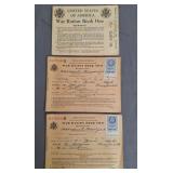 War Ration Stamp Books