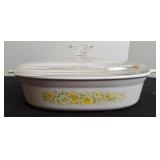 Corning Ware "April" 1-1/2 Qt. Covered Casserole