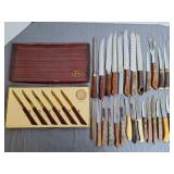 Gold Plated Knife Set & Kitchen Knives