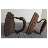 2 Sad Irons, Antique