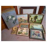 Vintage Framed Pictures & Frame