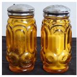 Moon & Stars Amber Salt & Pepper Shakers