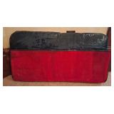 Red & Black Cushion ? Vintage