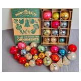 Shiny Brite Glass Ornaments, Vintage