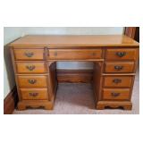 Bassett Maple Kneehole Desk