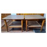 2 Mid-Century Modern Lane Side Tables