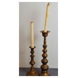 2 Brass Candlesticks
