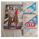 1984 Montgomery Ward Cataglog & GTE Phone Books