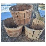 3 Bushel Baskets