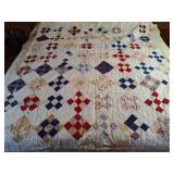 9-Patch Quilt, Antique