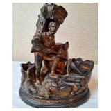 Rifleman Hunter Cigar/Match Holder Figurine