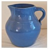 Blue Pottery Pitcher #232