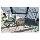 Twig & Bentwood Chairs & Wood Table