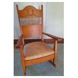 Mission Style Oak Rocking Chair