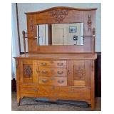 Antique Oak Sideboard